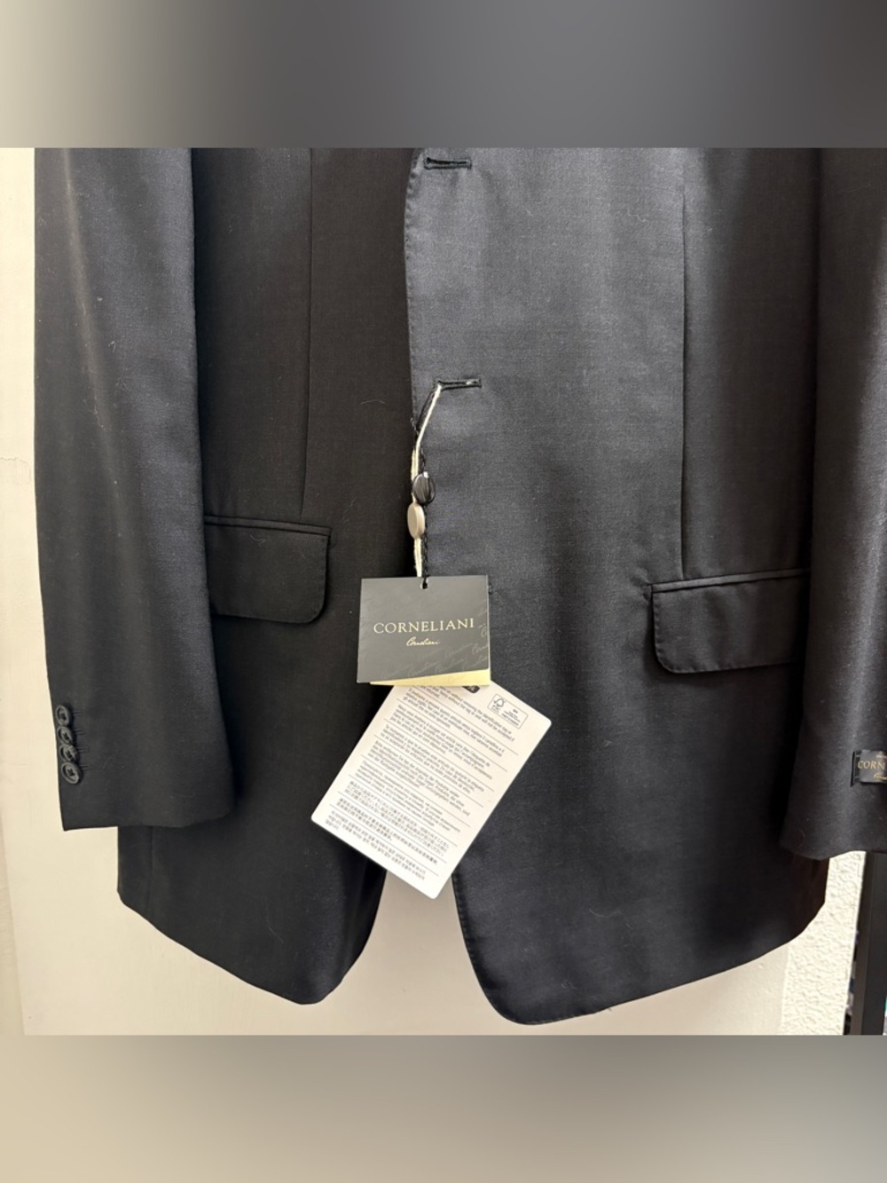 Corneliani Black Men's Blazer and Pants
